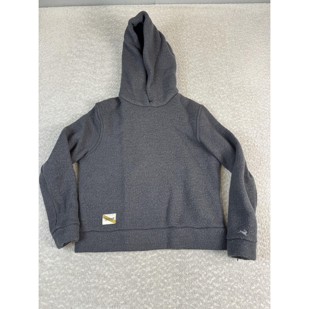 Tracksmith Charcoal Gray Hooded Sweatshirt